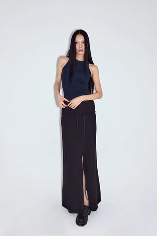 Mermaid Fold Long Skirt
