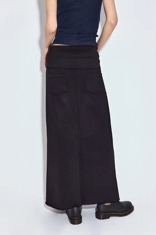 Mermaid Fold Long Skirt
