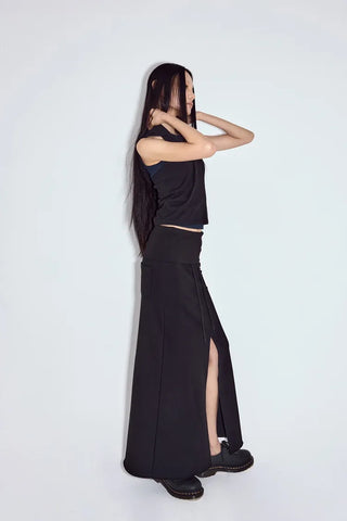 Mermaid Fold Long Skirt