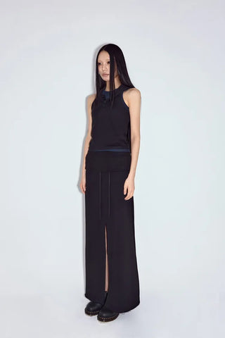 Mermaid Fold Long Skirt