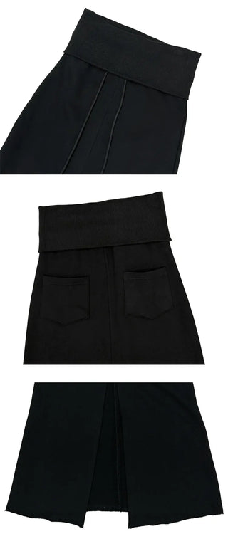 Mermaid Fold Long Skirt