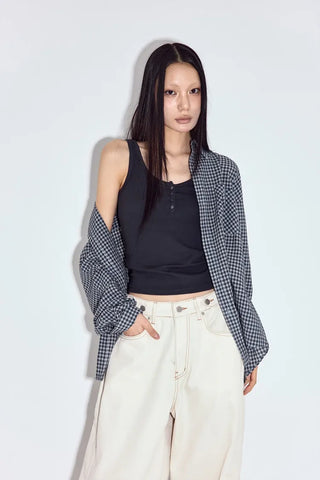 Polyester Check Shirt