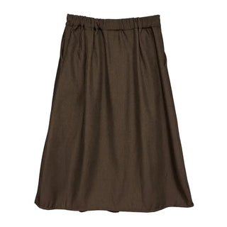 Studded Pleated Midi Skirt