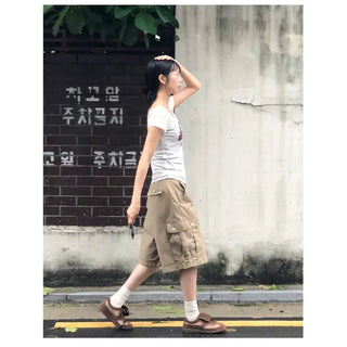 Number See-through Round Tee