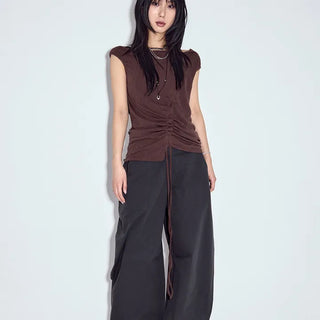 Pepe Shirred Hood Sleeveless