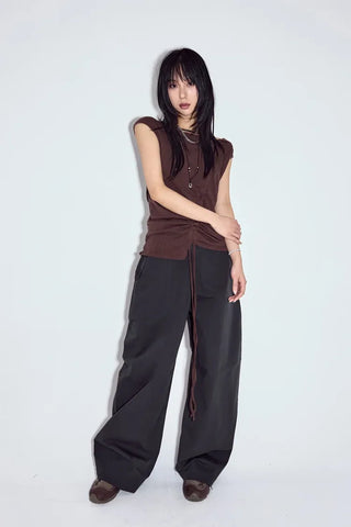 Pepe Shirred Hood Sleeveless