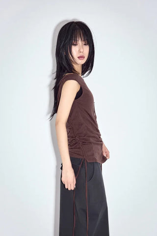 Pepe Shirred Hood Sleeveless
