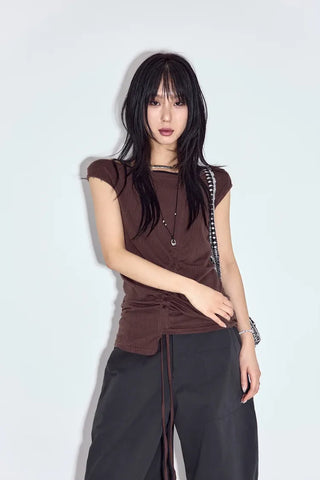 Pepe Shirred Hood Sleeveless