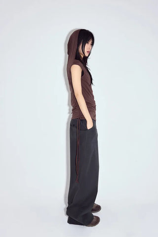 Pepe Shirred Hood Sleeveless