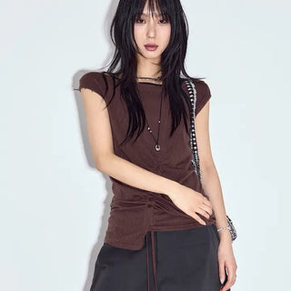 Pepe Shirred Hood Sleeveless