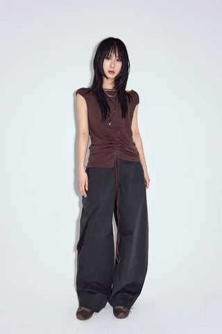 Pepe Shirred Hood Sleeveless