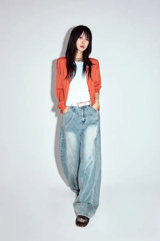 Wave Curved Jeans