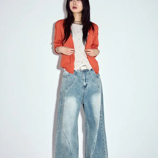 Wave Curved Jeans