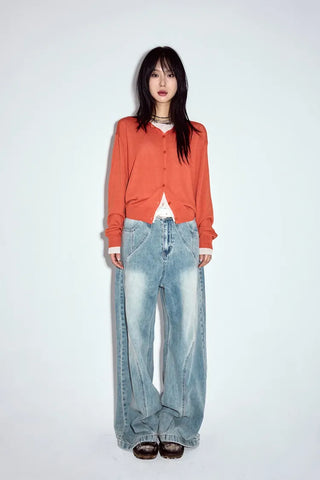 Wave Curved Jeans