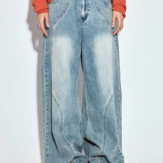 Wave Curved Jeans