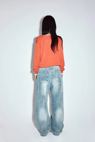 Wave Curved Jeans