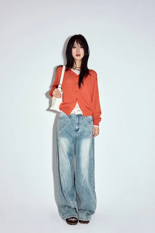 Wave Curved Jeans