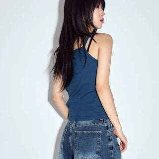 Poppin Ribbed Sleeveless