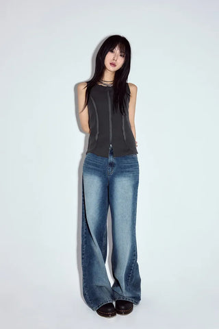 Poppin Ribbed Sleeveless