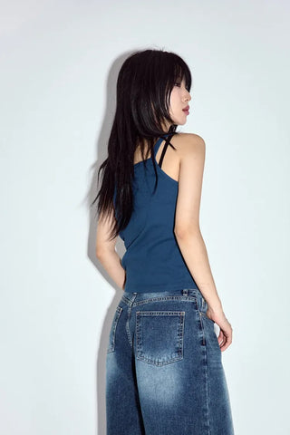 Poppin Ribbed Sleeveless