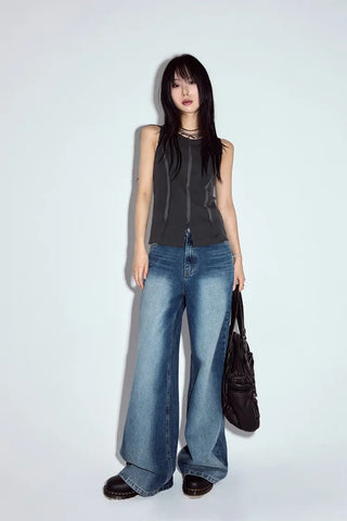 Poppin Ribbed Sleeveless