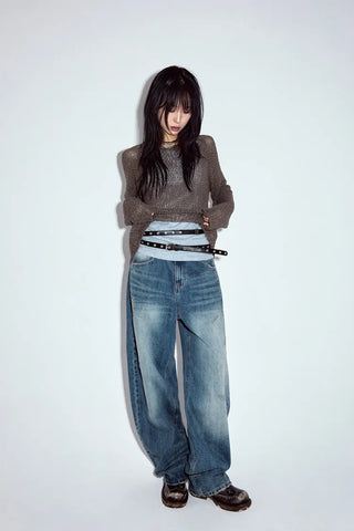 Claw Curve Wide Jeans