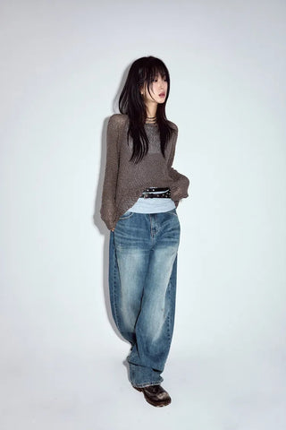 Claw Curve Wide Jeans