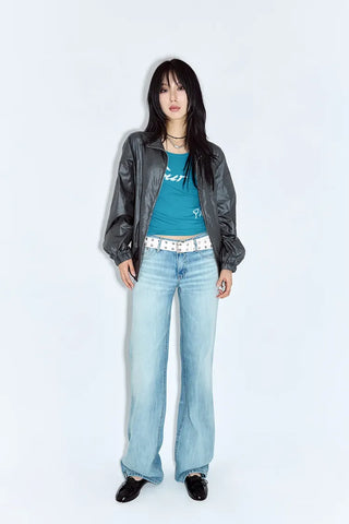 Amour Crop Short Sleeve Tee