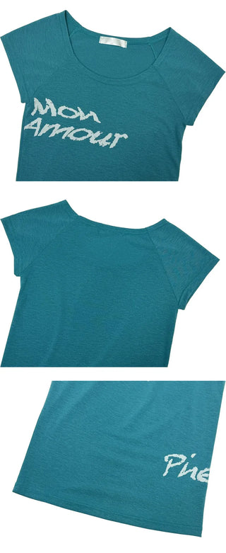 Amour Crop Short Sleeve Tee