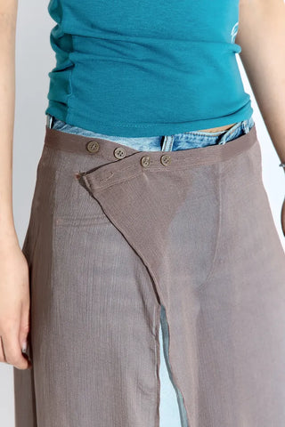 Wrapping Layered Skirt