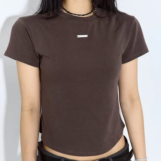 Silver Pendant Short Sleeve T-shirt
