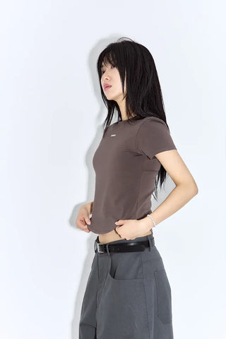 Silver Pendant Short Sleeve T-shirt