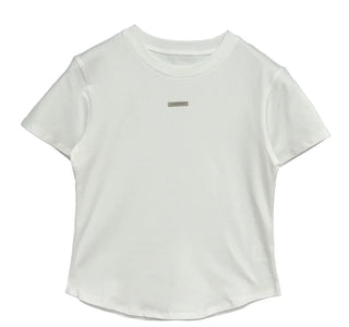 Silver Pendant Short Sleeve T-shirt