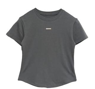 Silver Pendant Short Sleeve T-shirt