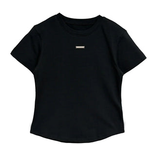 Silver Pendant Short Sleeve T-shirt