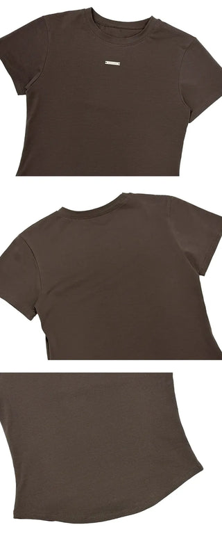 Silver Pendant Short Sleeve T-shirt