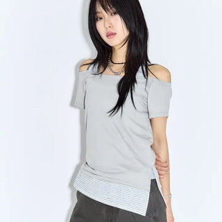 Offer Halter Short Sleeve T-shirt