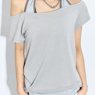 Offer Halter Short Sleeve T-shirt
