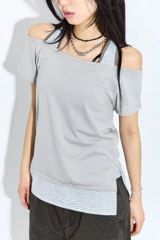 Offer Halter Short Sleeve T-shirt