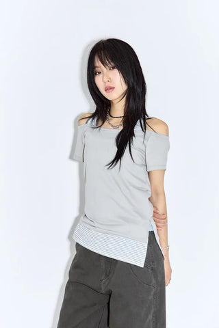 Single-pleat Piggy Wide Pants