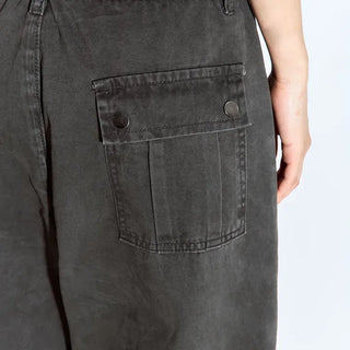 Single-pleat Piggy Wide Pants