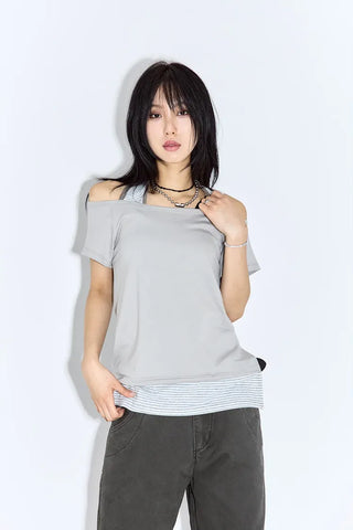Single-pleat Piggy Wide Pants