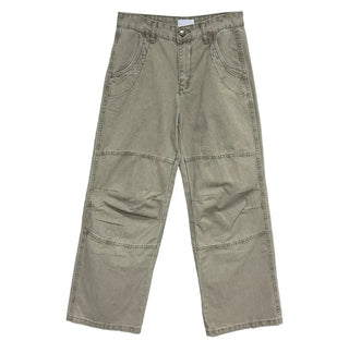 Single-pleat Piggy Wide Pants
