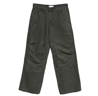 Single-pleat Piggy Wide Pants