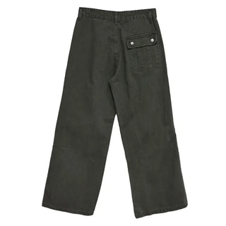 Single-pleat Piggy Wide Pants