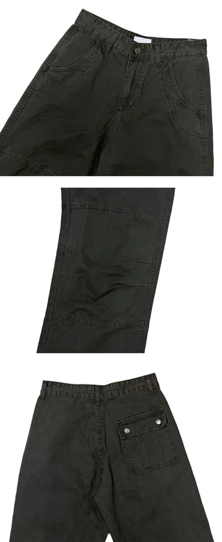 Single-pleat Piggy Wide Pants