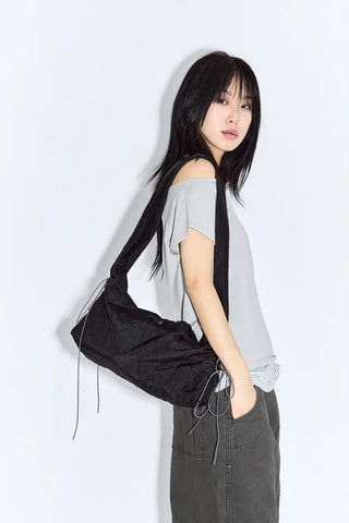 String Washer Shoulder Bag