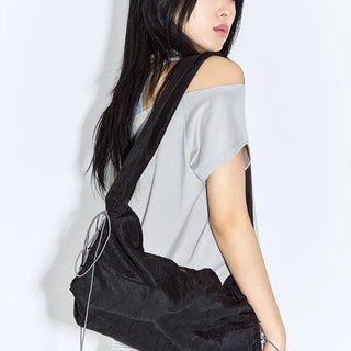 String Washer Shoulder Bag