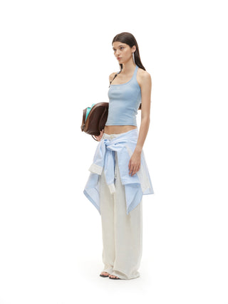 Icy Mist Blue Equestrian Sleeveless Vest