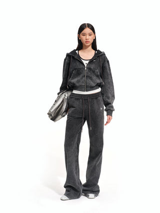Shimmer Bootcut Knit Pants